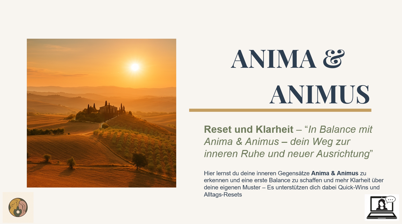 ANIMA & ANIMUS – „Reset und Klarheit“ – Onlinekurs & Coaching-Paket