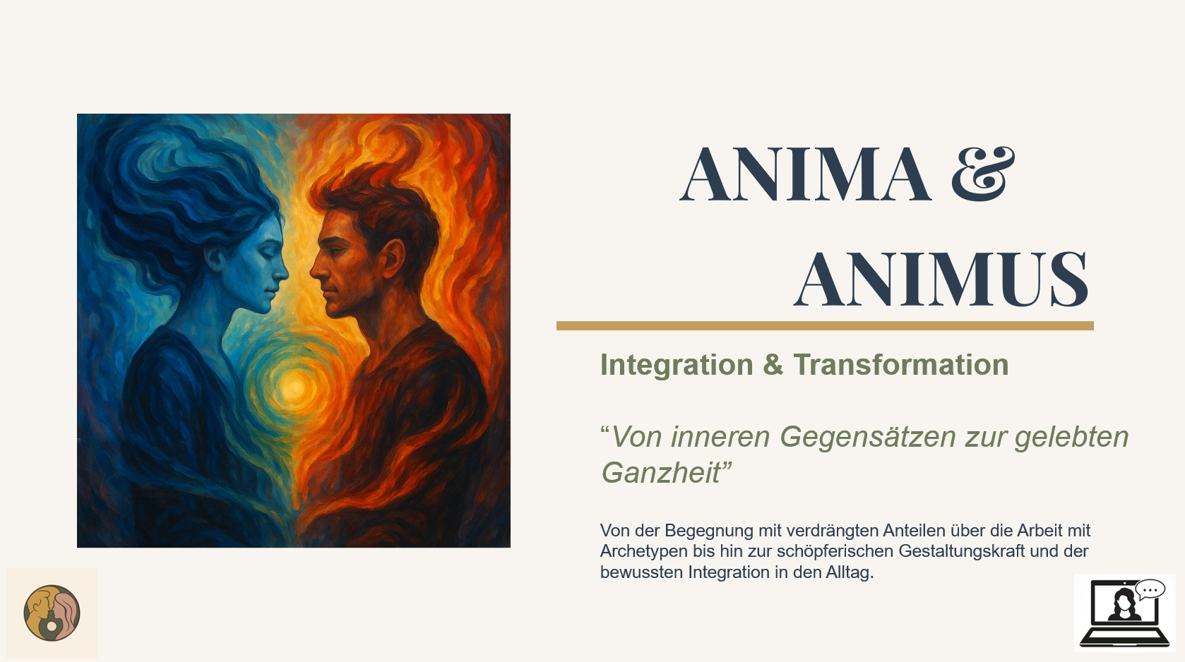 ANIMA & ANIMUS – Integration & Transformation – „Von inneren Gegensätzen zur gelebten Ganzheit“ – Onlinekurs & Coaching-Paket