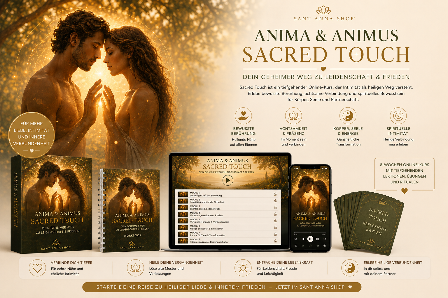 ANIMA & ANIMUS – Sacred Touch: Dein geheimer Weg zu Leidenschaft & Frieden“